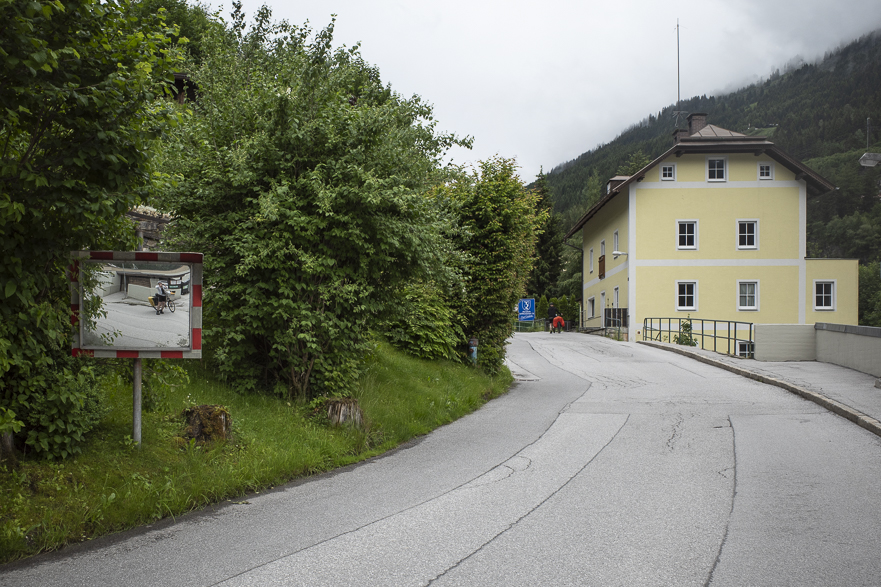 Der steile Anstieg nach Bad Gastein